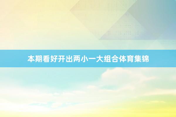 本期看好开出两小一大组合体育集锦